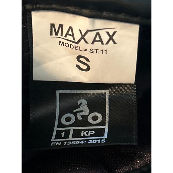 #4MaxAx Brown Leather Motorcycle Gloves Motocross Tactical Size Small - Picture 4 of 5